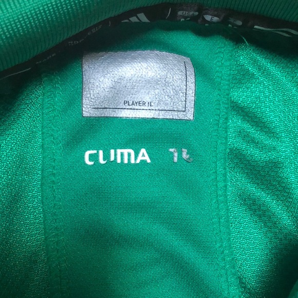 Adidas Climalite Green Gold Fighting Irish Notre Dame Sports Jersey  Polo Shirt - Picture 4 of 11